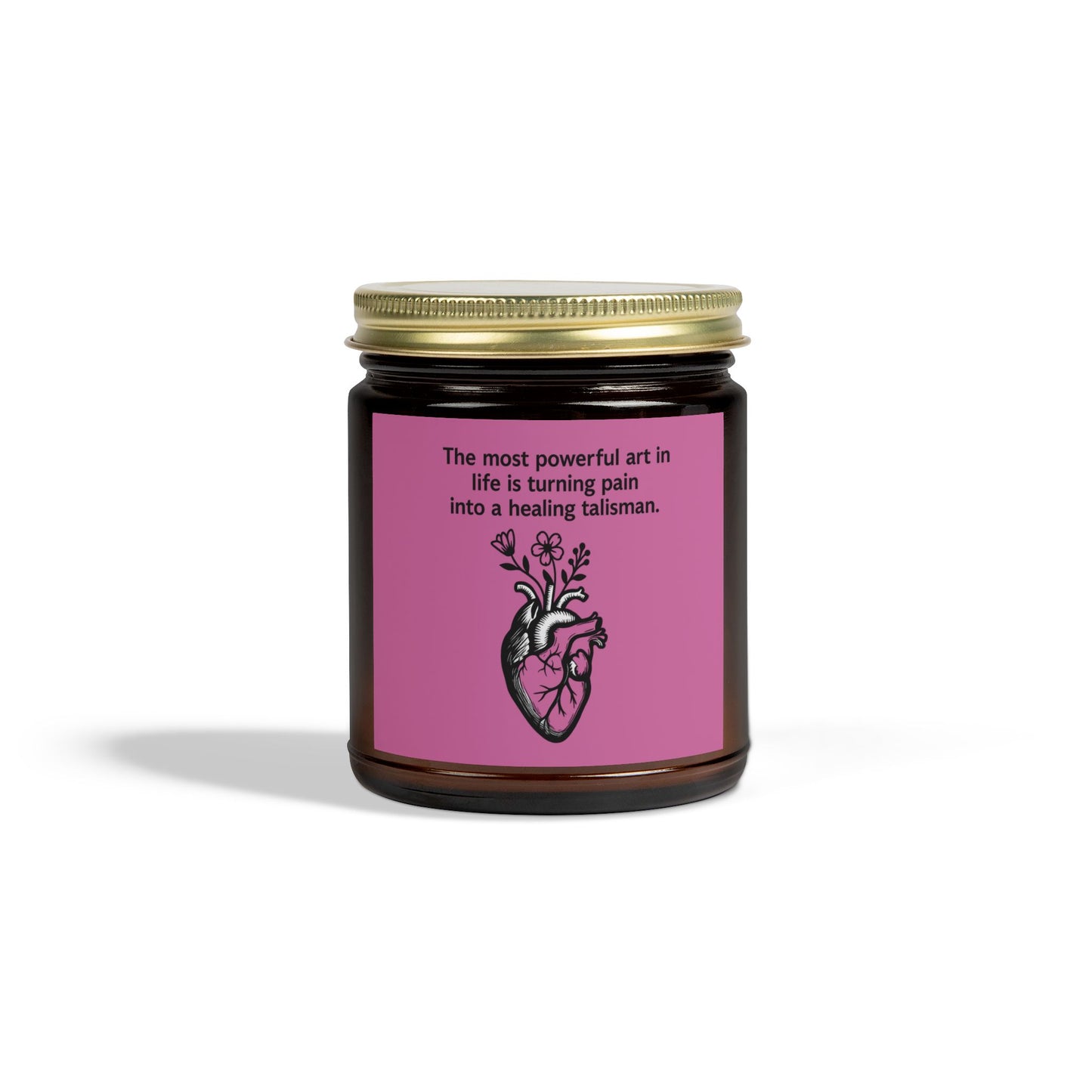 Frida Kahlo Inspirational Scented Candle - Coconut Apricot Wax (4oz & 9oz)
