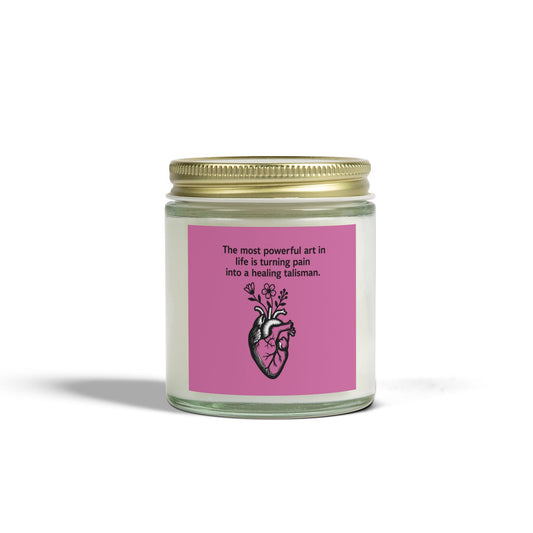 Frida Kahlo Inspirational Scented Candle - Coconut Apricot Wax (4oz & 9oz)