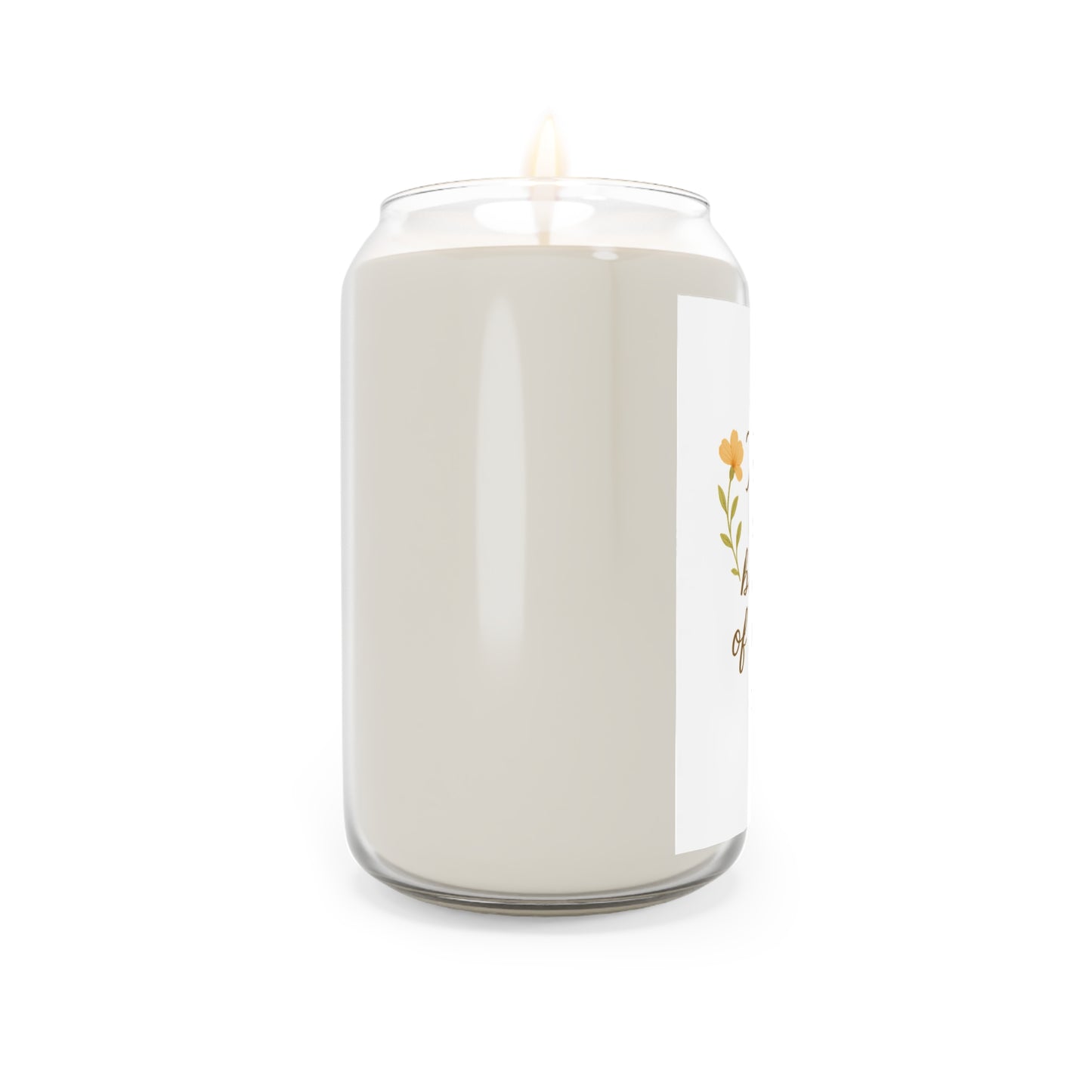 Floral Scented Candle - 'Today is the Best Day of My Life' - Perfect for Celebrations & Relaxation