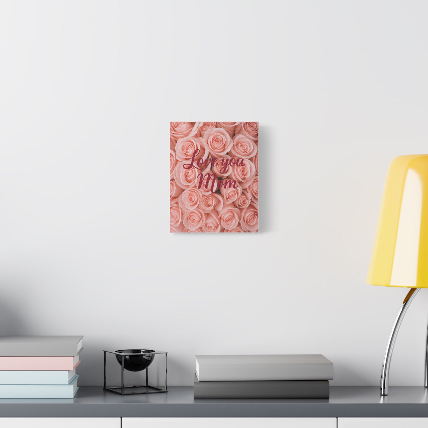 Floral Love You Mom Canvas Art - Perfect Gift for Mother's Day