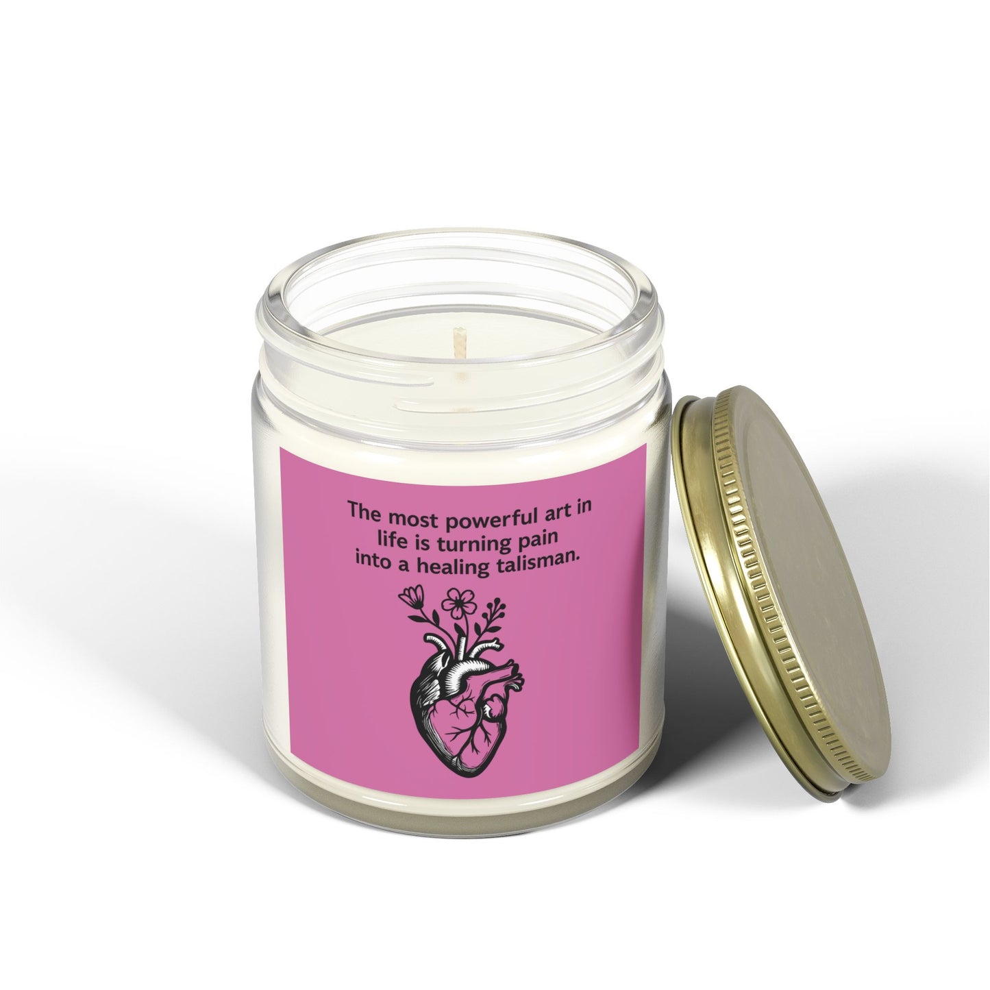 Frida Kahlo Inspirational Scented Candle - Coconut Apricot Wax (4oz & 9oz)
