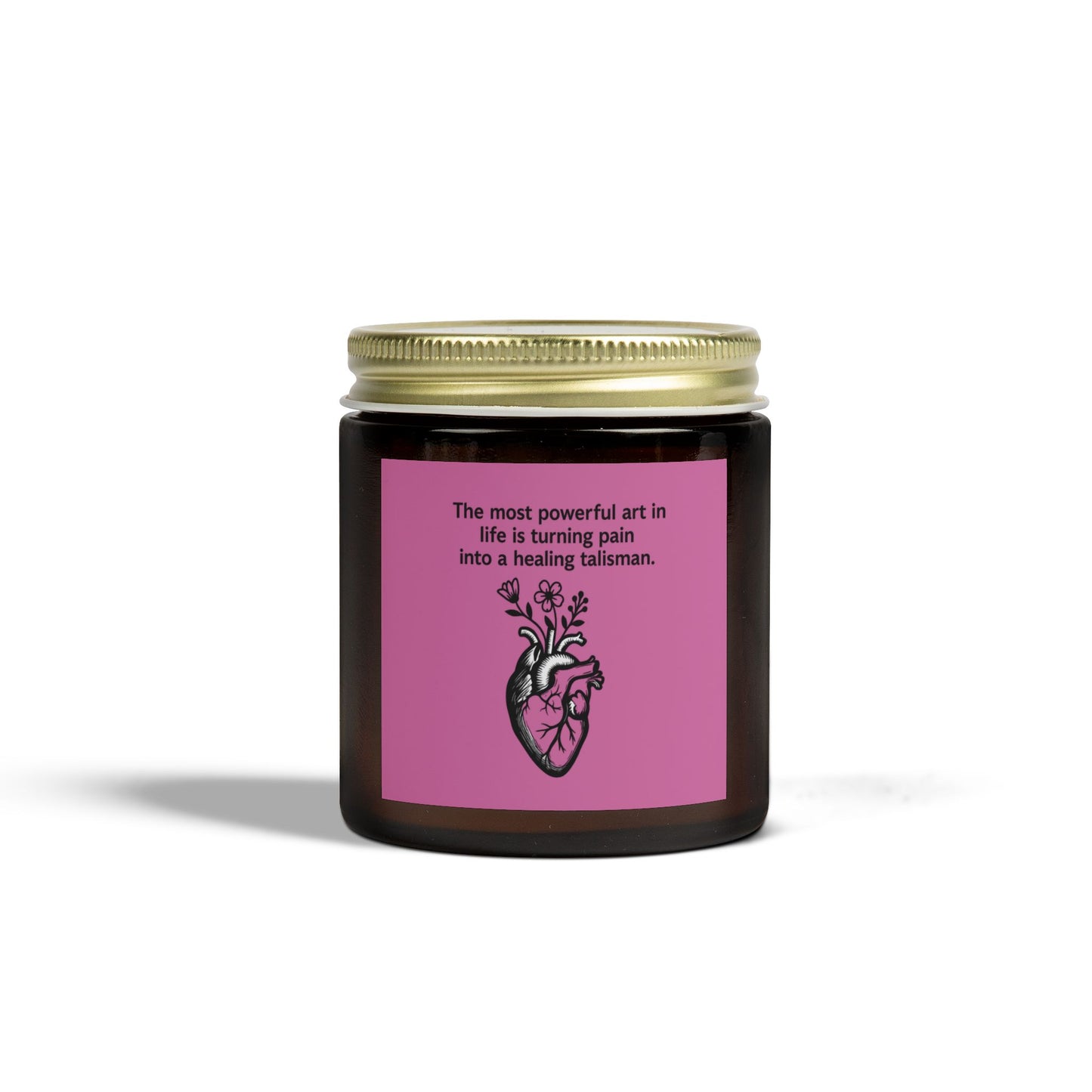 Frida Kahlo Inspirational Scented Candle - Coconut Apricot Wax (4oz & 9oz)